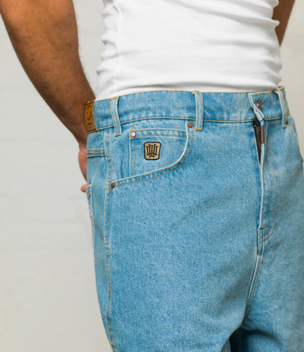 BOOSTER DENIM SHORT - WASHED BLUE - Image 7