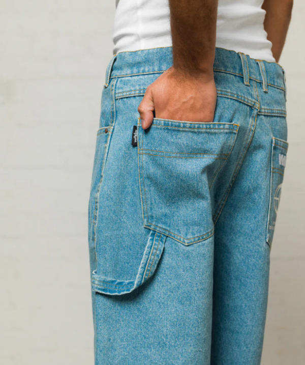 BOOSTER DENIM SHORT - WASHED BLUE - Image 8