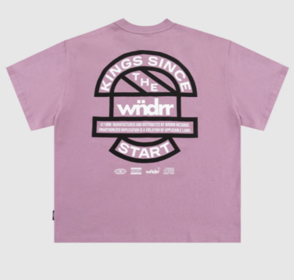 High Sign Heavy Weight Tee - Mauve - Image 2