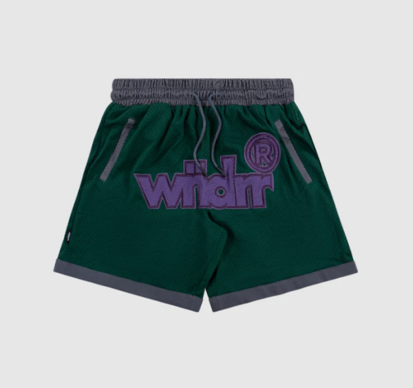 OFFCUT COURT SHORT - GREEN/GREY