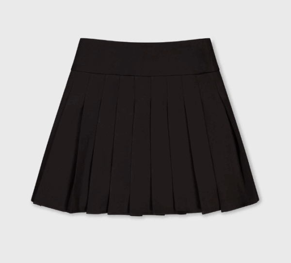 Birdie Pleated Skirt - Black - Image 2