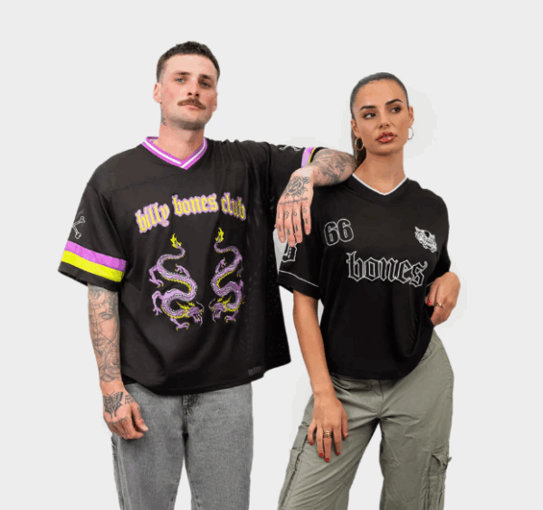 Dragon Bones Jersey - Mesh Green/Purple - Image 3