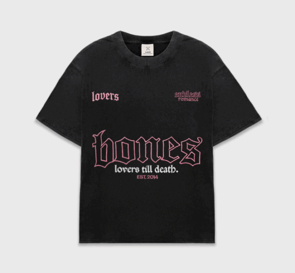 The Endless Tee - Vintage Black/Pink